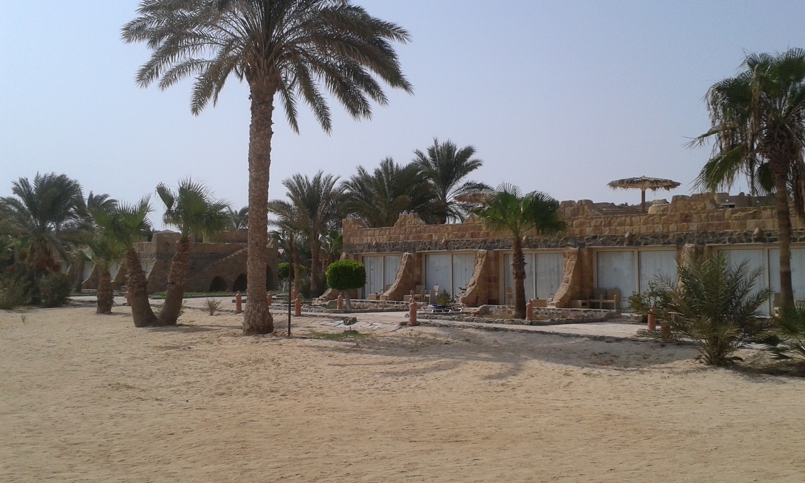 Vorderste Reihe Bungalows am Strand