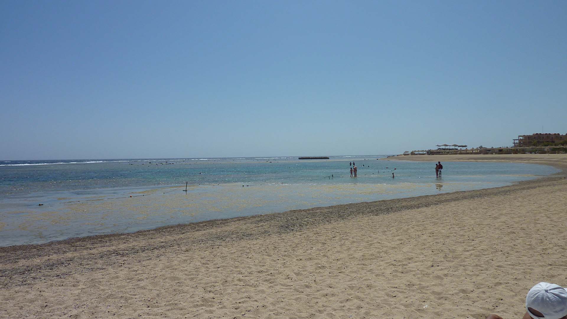 Am Strand Richtung Süden