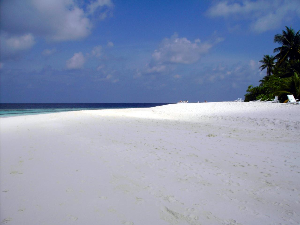 Herrlich breiter Strand in der 124er Gegend