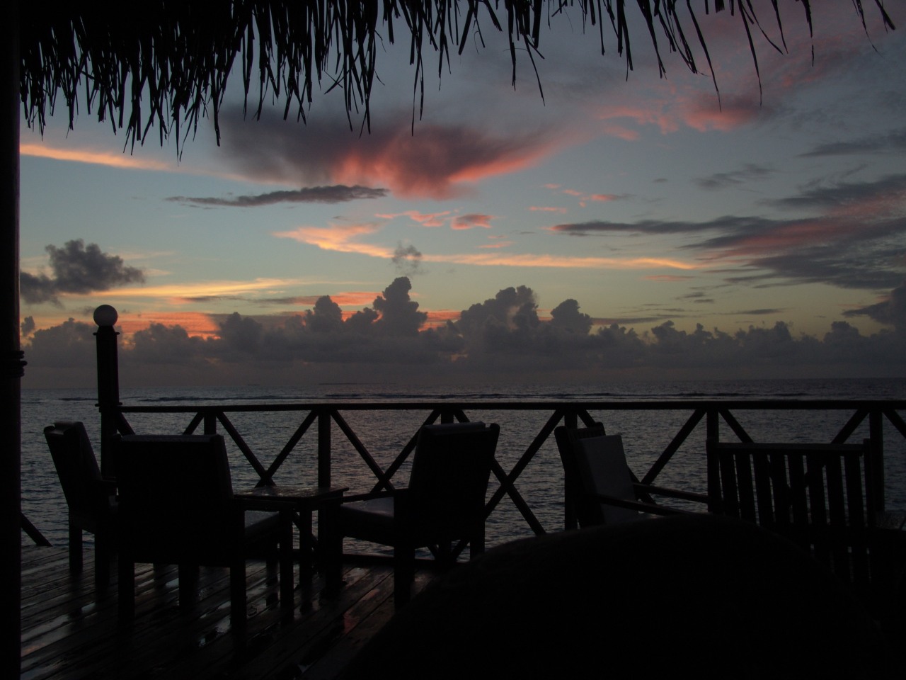 Sonnenuntergang von der Sundown-Bar