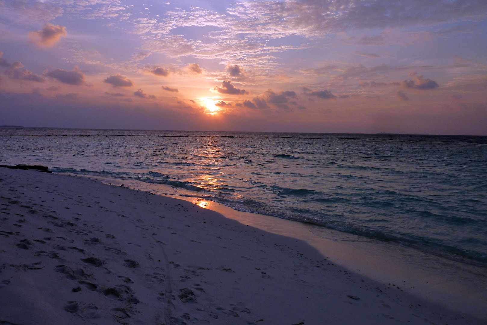 Sonnenuntergang vor unserem Bungi