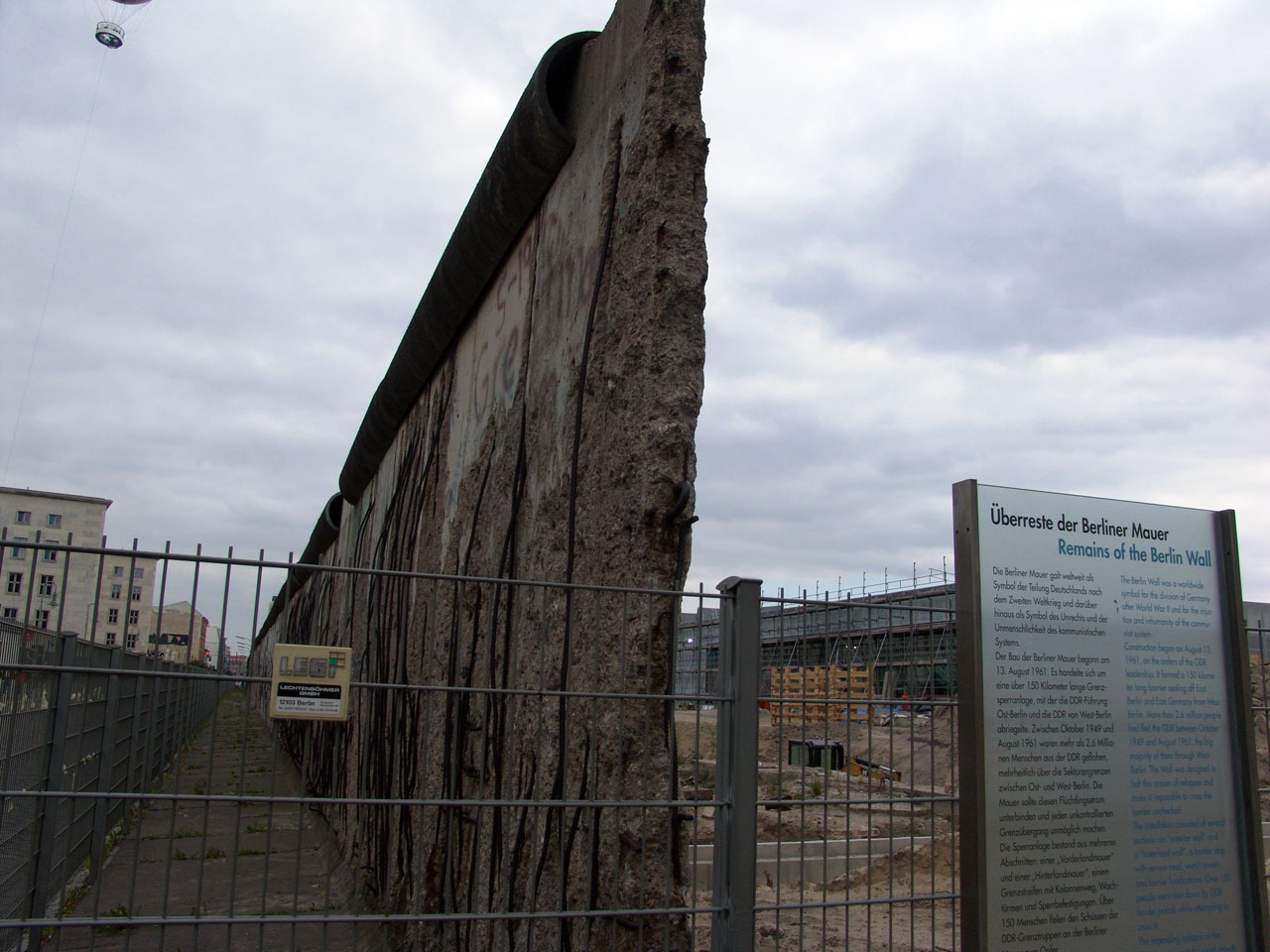 Überreste der Berliner Mauer