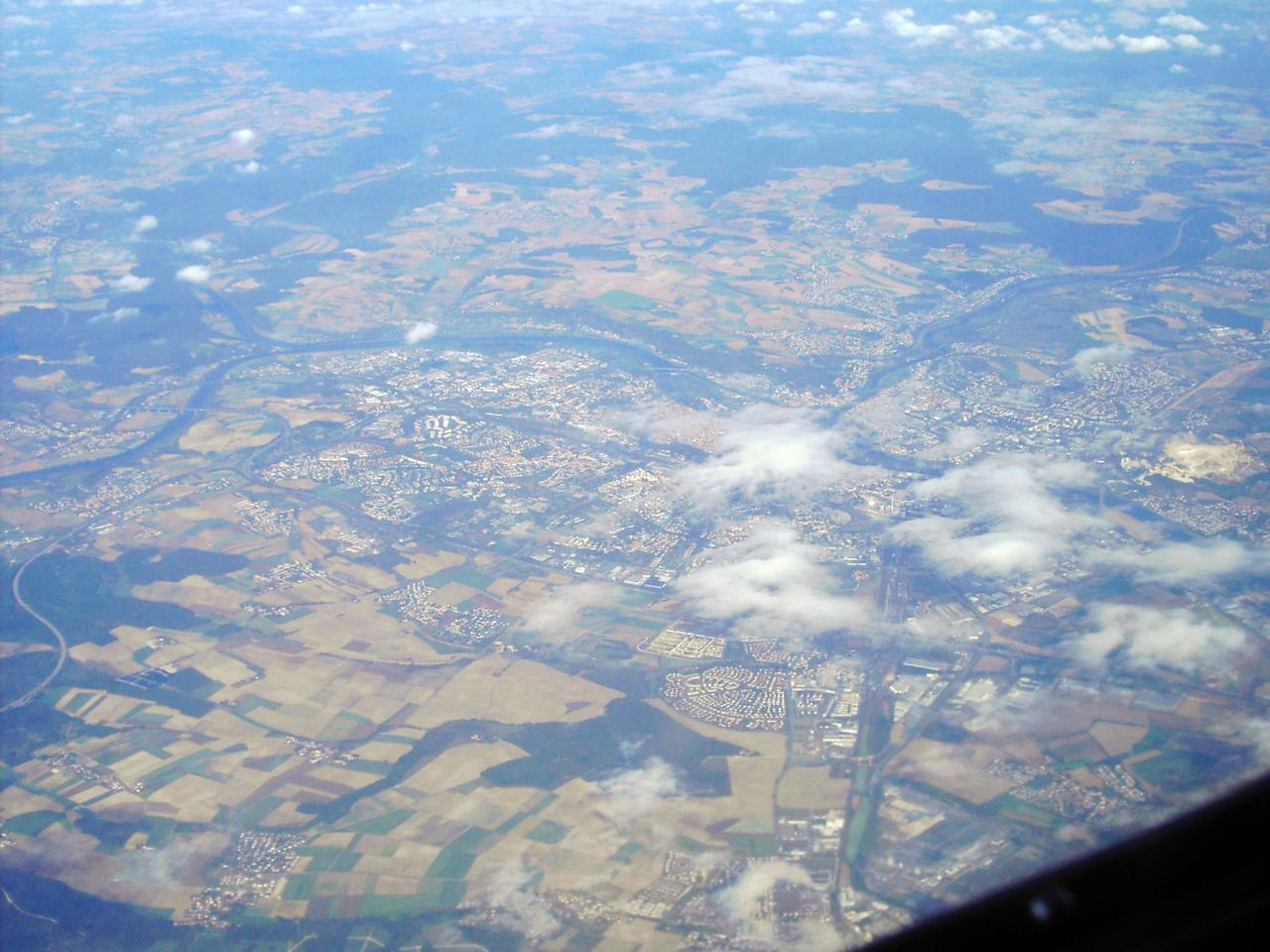 Unsere Heimat vom Flugzeug aus gesehen