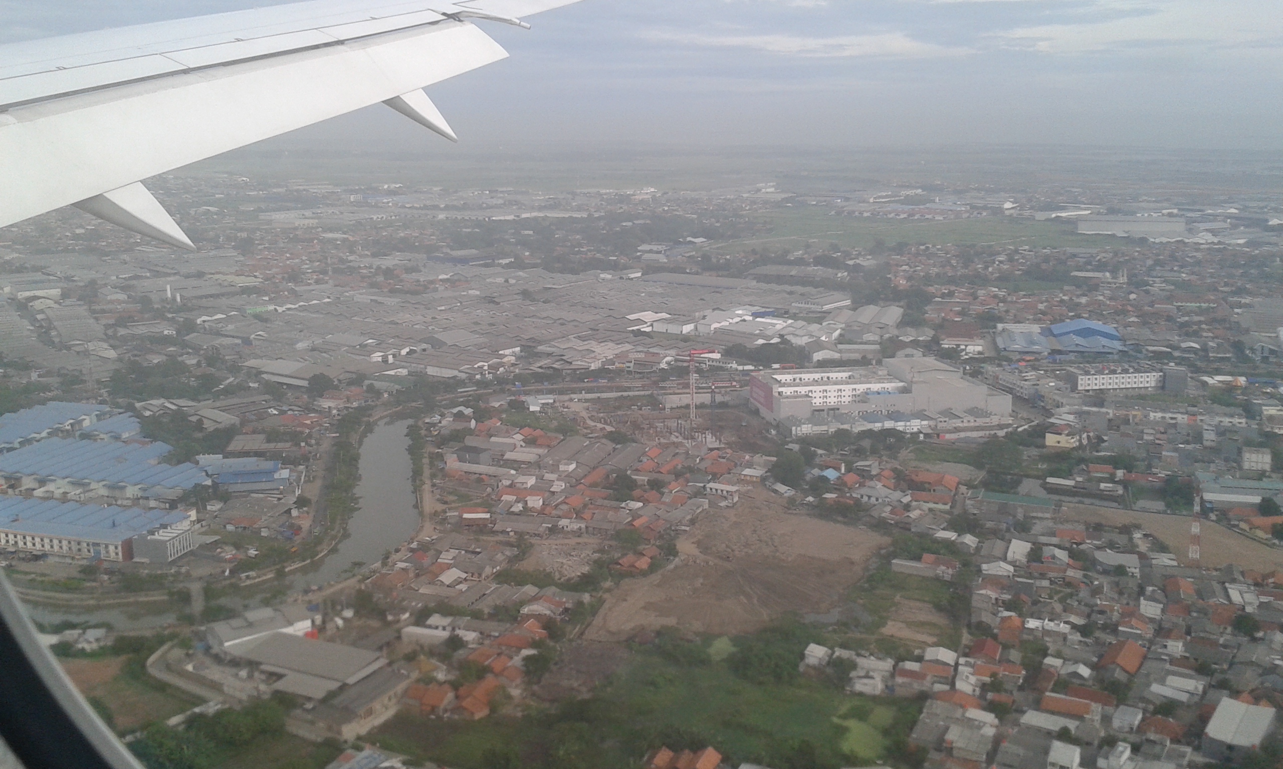 Landeanflug auf Jakarta