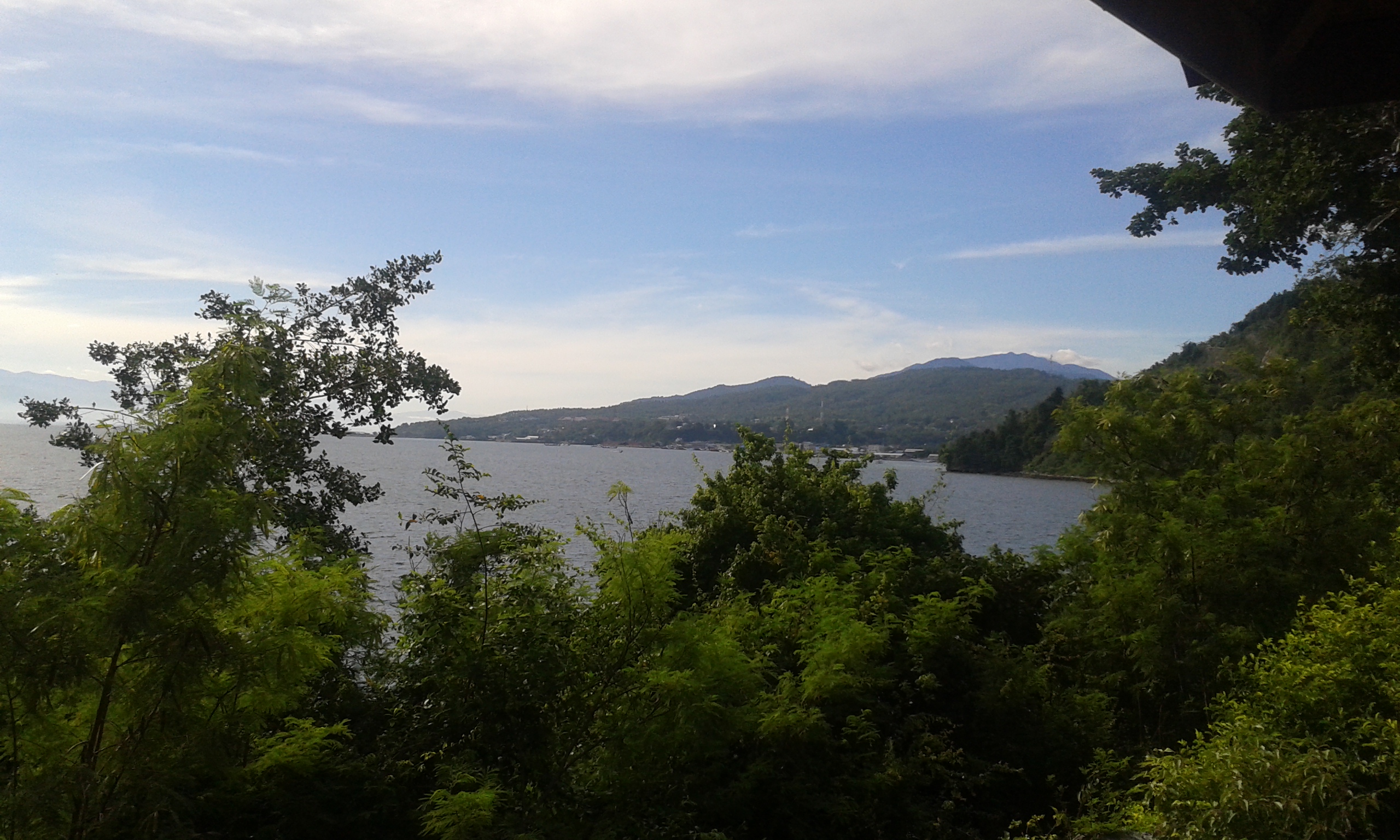 Ausblick von unserer Terrasse