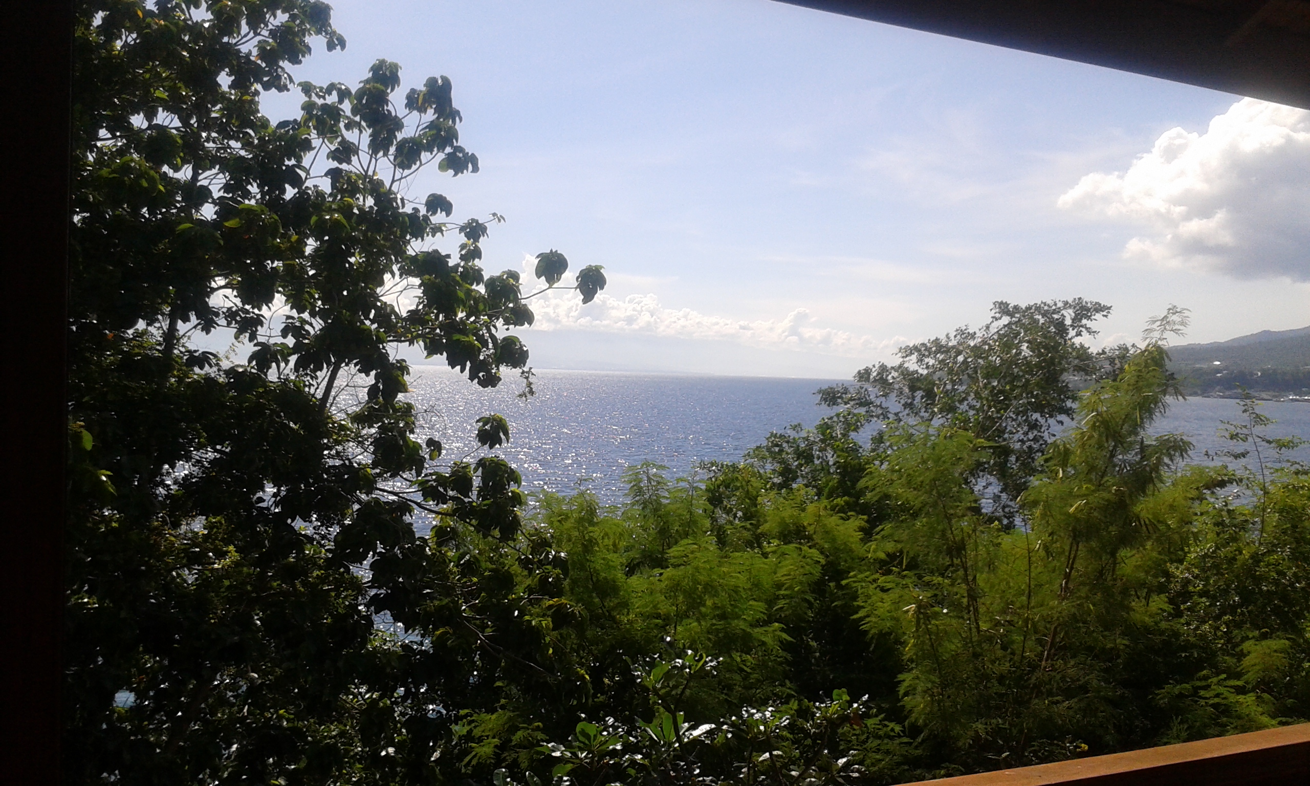 Ausblick von unserer Terrasse
