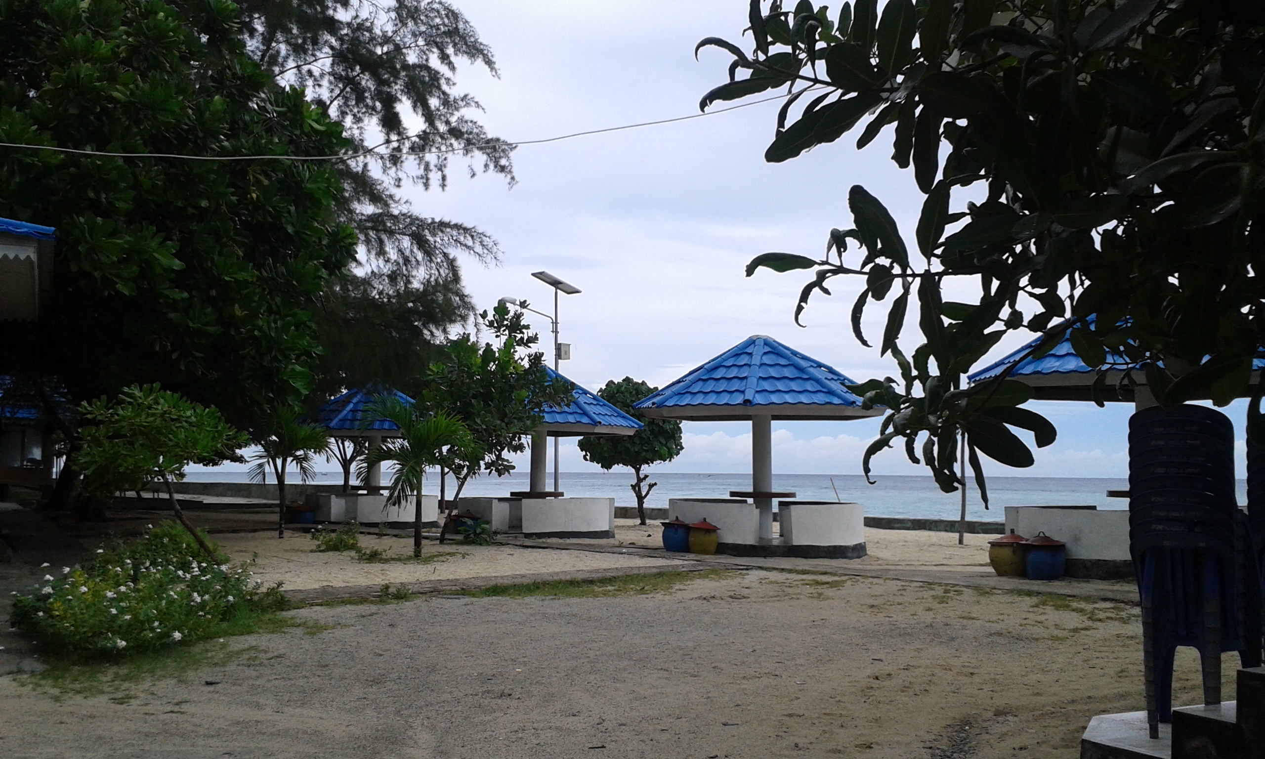 Strand des Dorfes