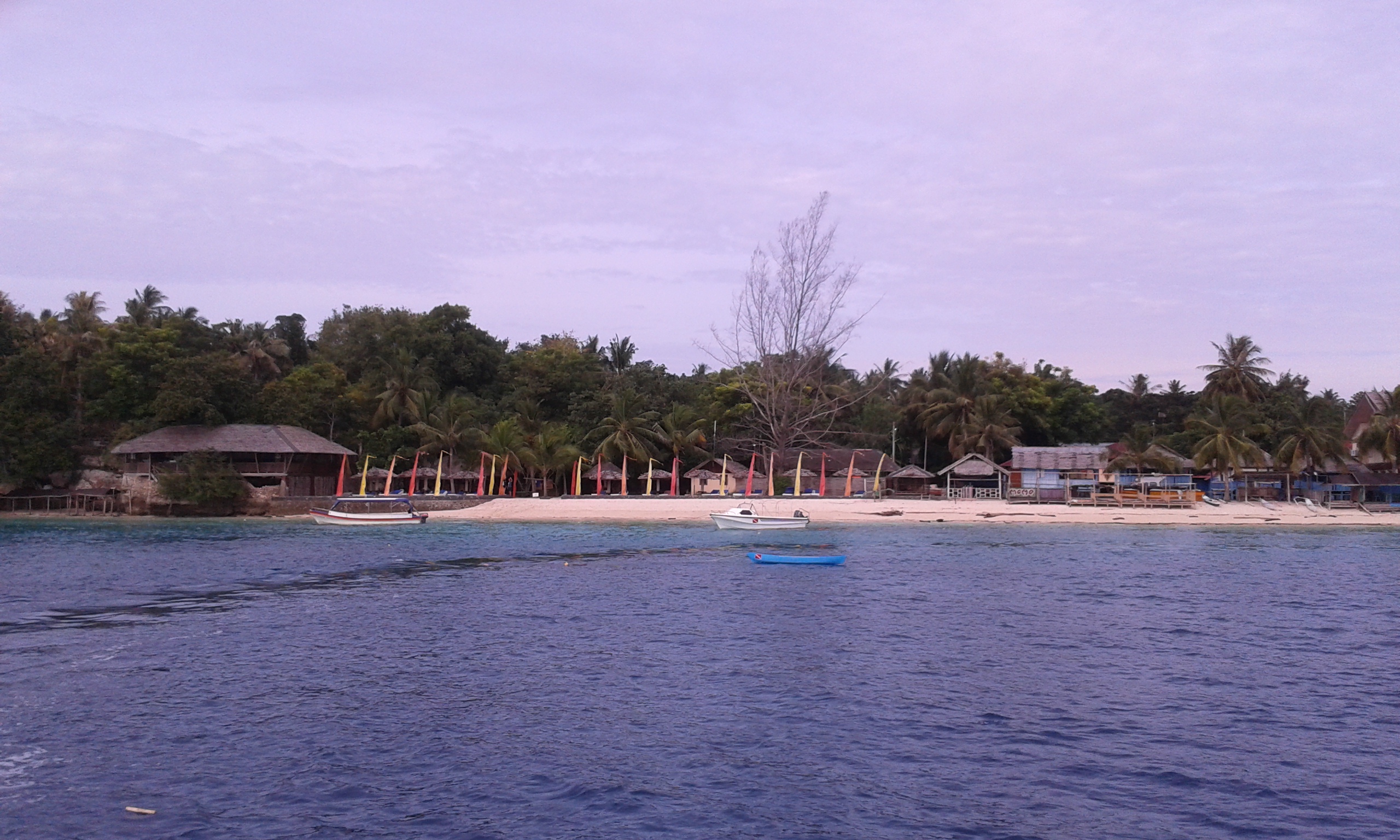 Blick zum Resortstrand