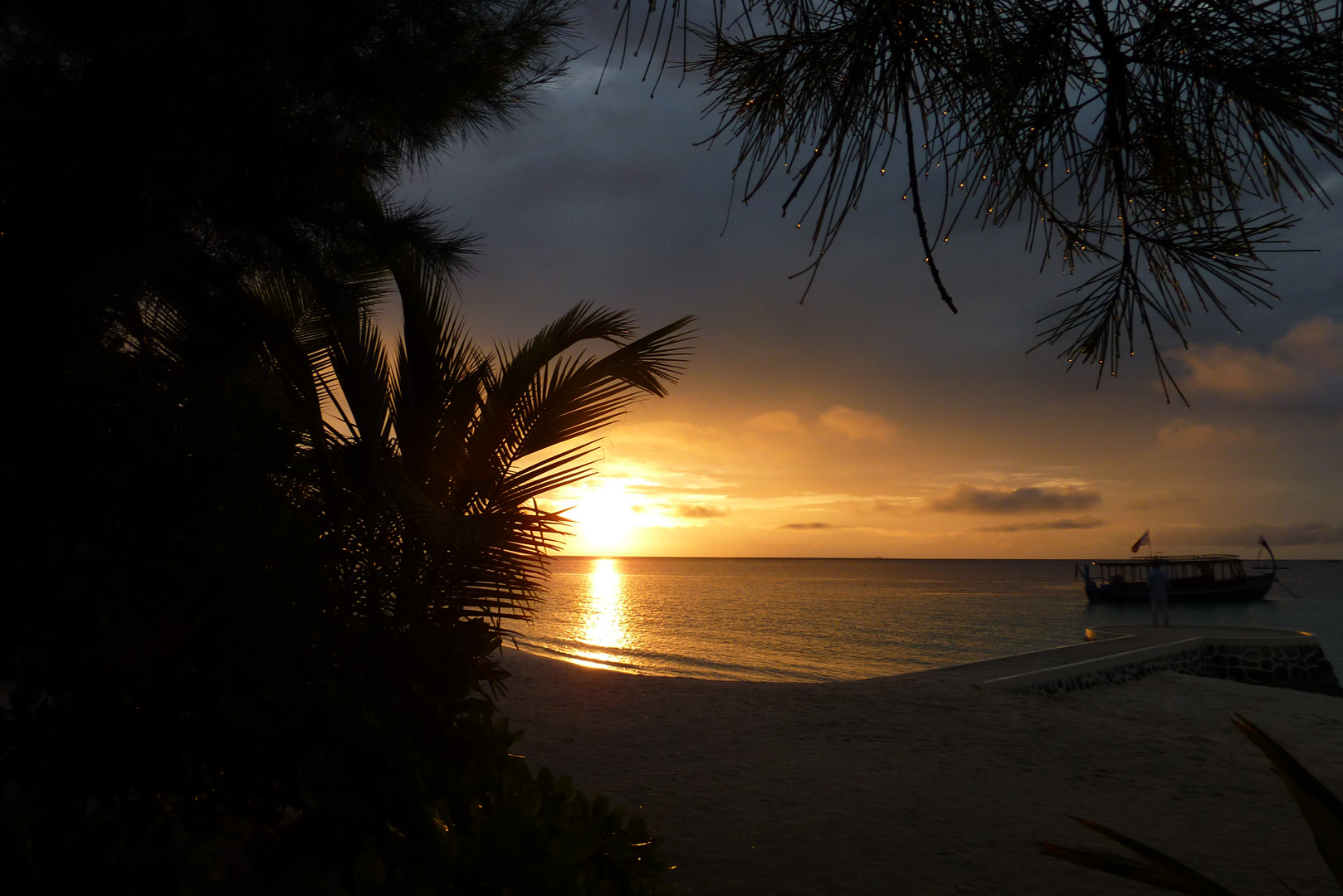 Sunset-Stimmung an der Bar