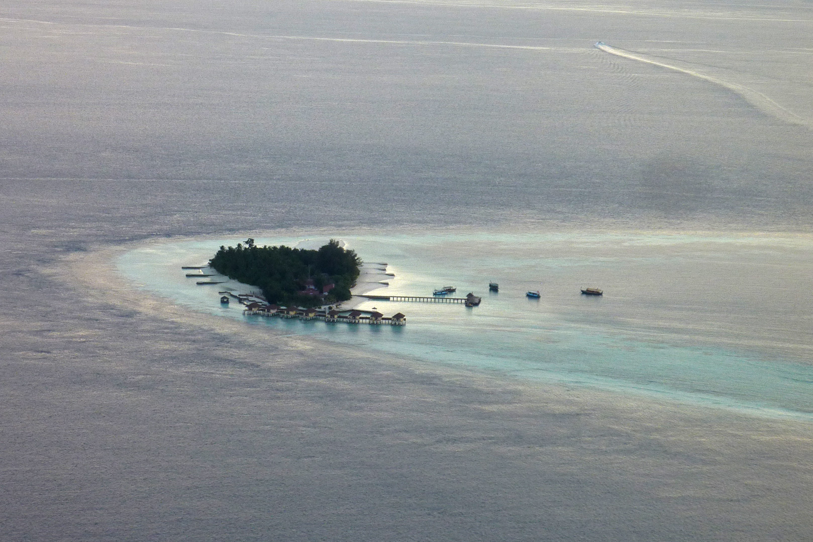 Luftbild von Maayafushi