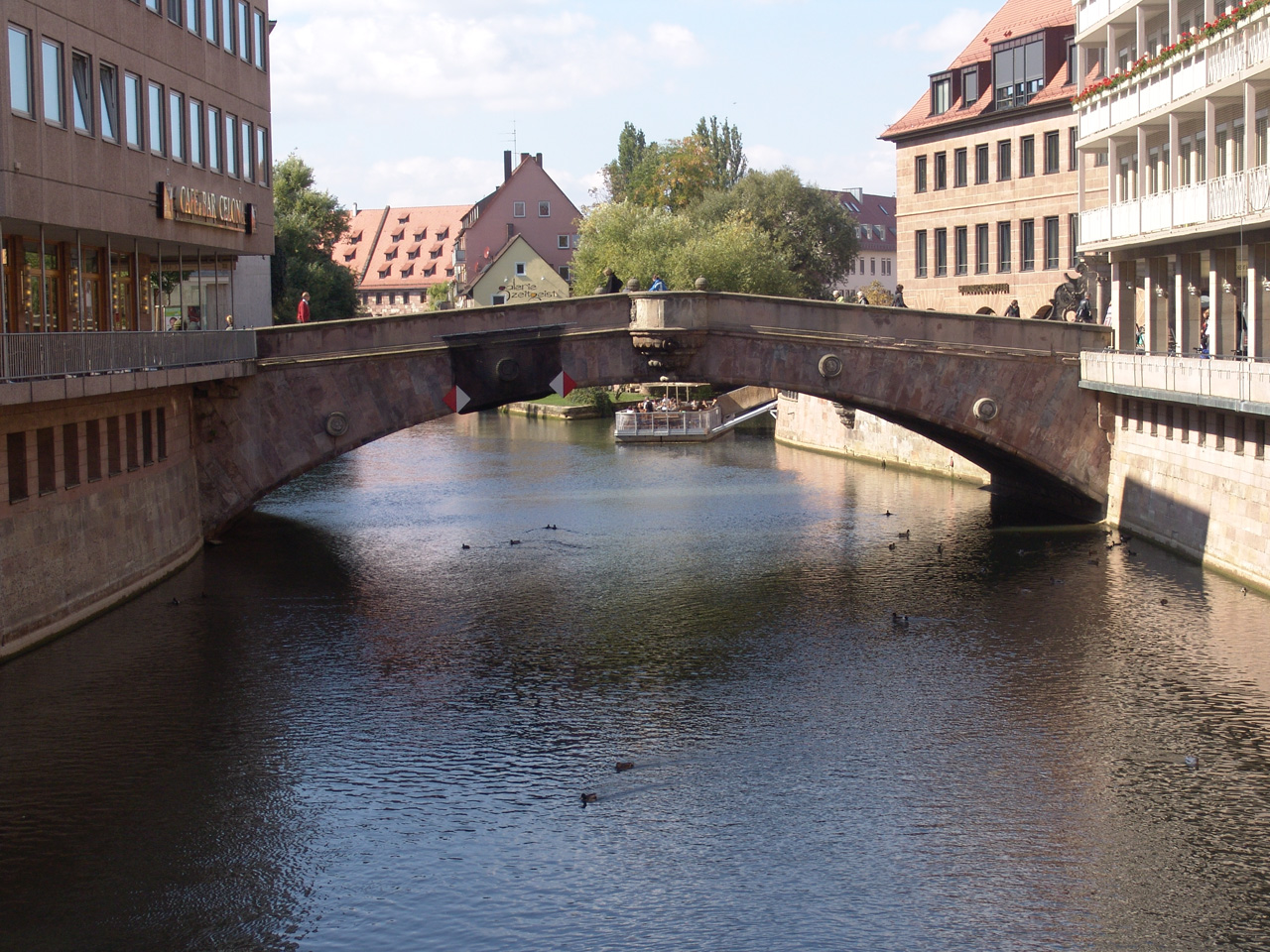 Fleischbrücke über die Pegnitz