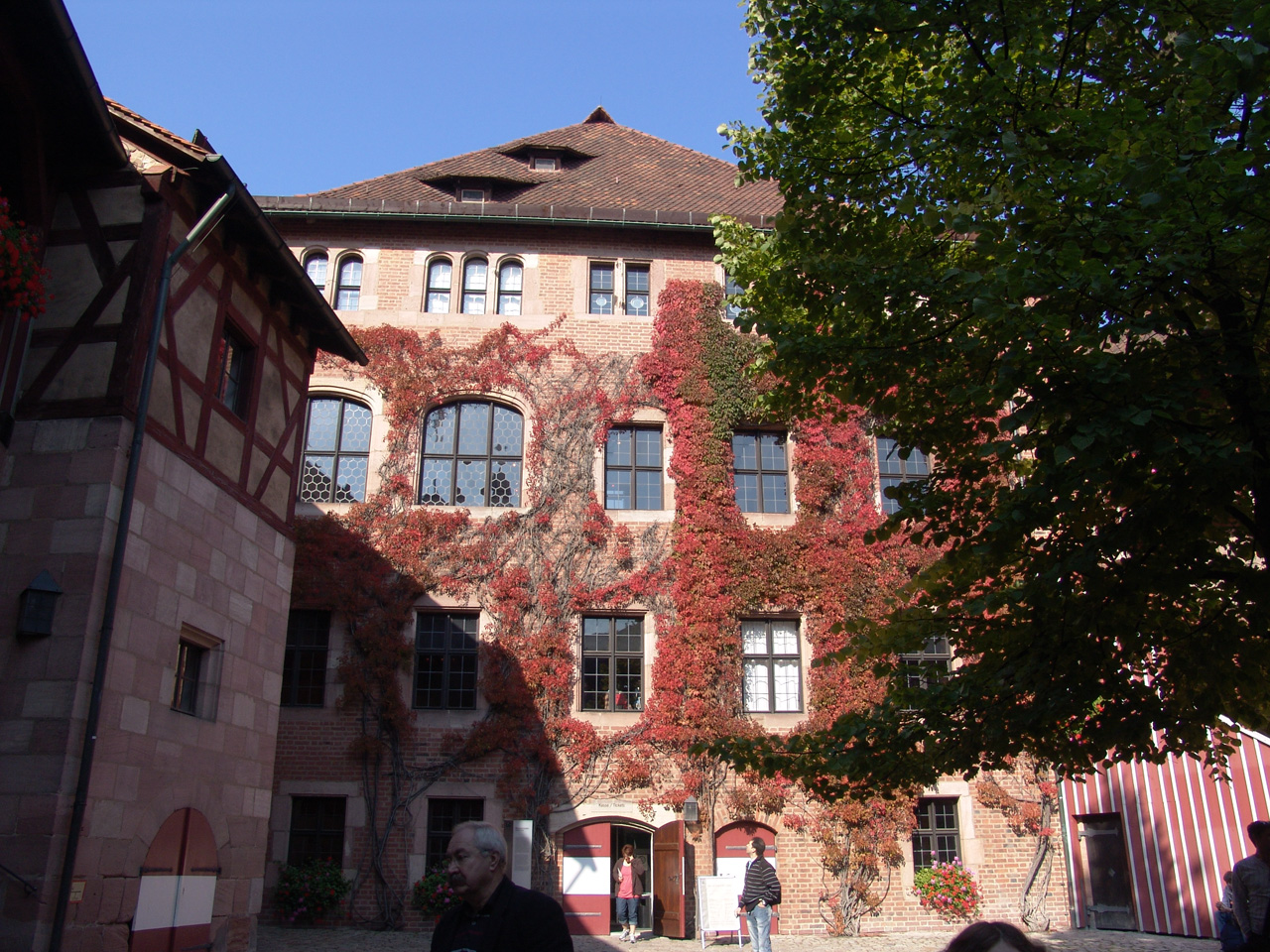 Innenhof der Burg