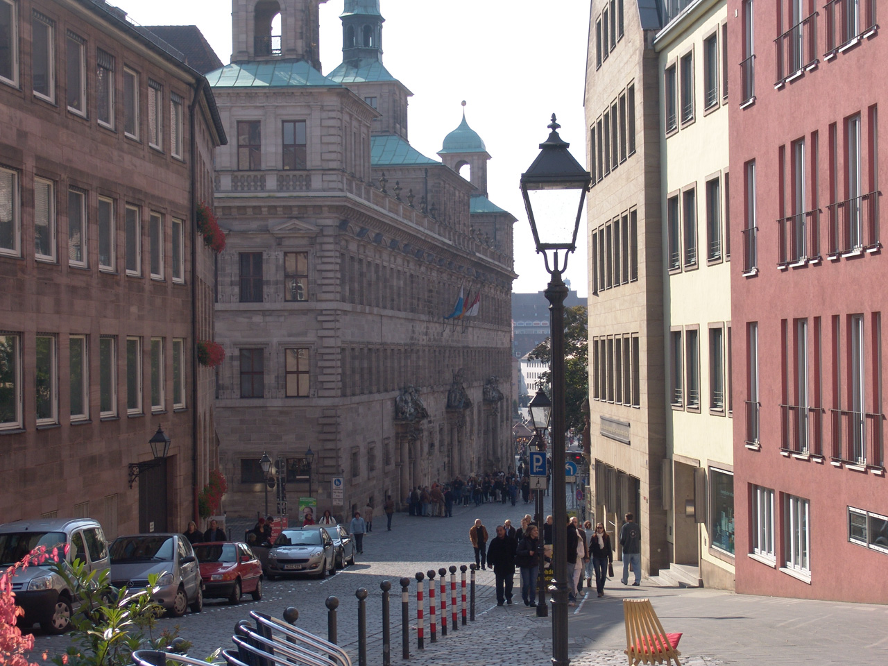 Blick zum Rathaus