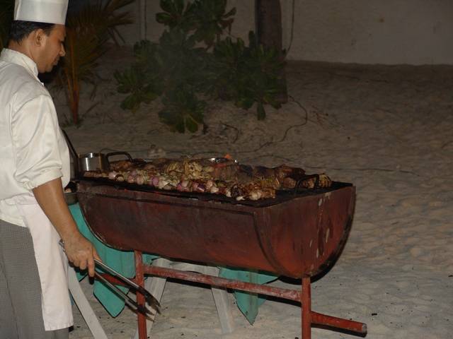 Grillen am Strand