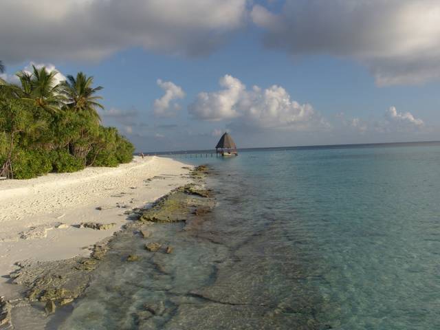 Lagune bei Ebbe