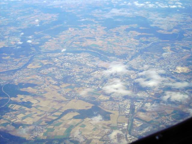 Unsere Heimat vom Flugzeug aus gesehen