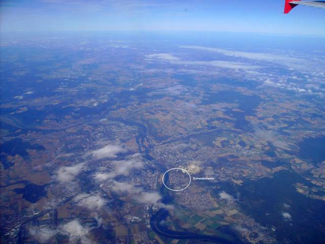 Unsere Heimat vom Flugzeug aus gesehen