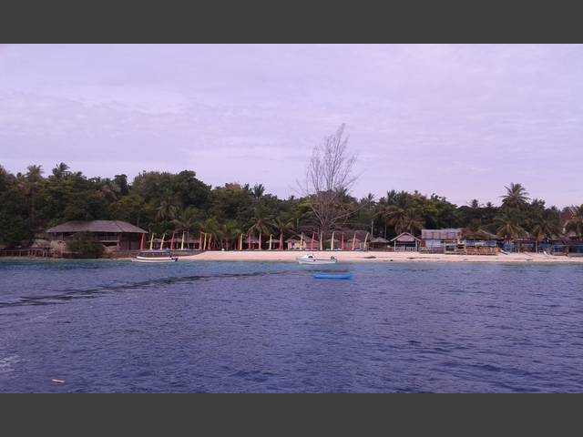 Blick zum Resortstrand