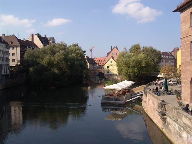 Blick über die Pegnitz