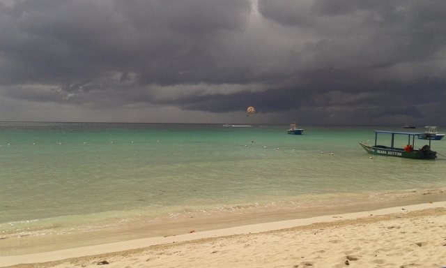 Ein Gewitter zieht auf