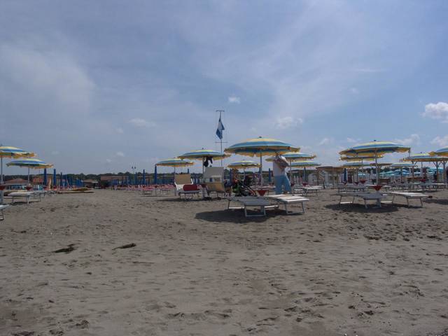 Strand in der Vorsaison