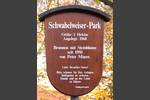 Schild im Park