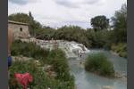 Die Terrassen von Saturnia - Gespeist von heißen Schwefelwasser-Quellen